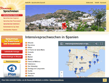 Tablet Screenshot of flamenco-sprachreisen.com